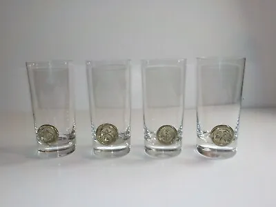 Buy 4 Rosenthal Highball Glasses By Bjorn Wiinblad 1970s Pirate Collection - Germany • 110.73£