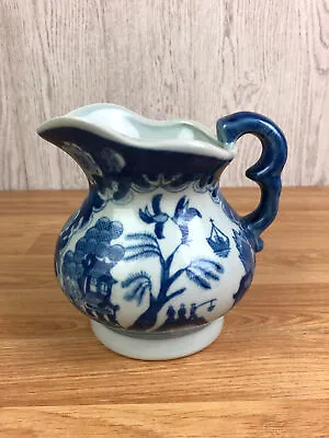 Buy Victoria Ware Flow Blue And White Jug 5  Tall • 22.49£