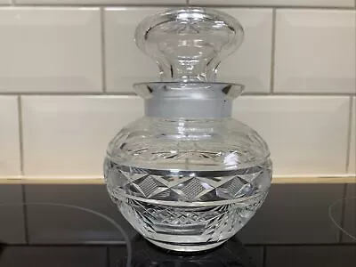Buy Vintage Antique English Lidded Cut Lead Crystal Glass Sweet Jar Storage Jar • 2£