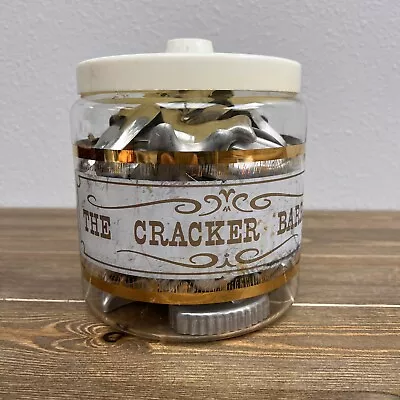 Buy Pyrex  The Cracker Barrel  Canister Jar Filled W/ Aluminum/Metal Cookie Cutters • 82.79£