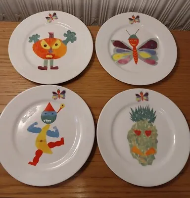 Buy 4 X  ROY KIRKHAM By NINA CAMPBELL  Fine Bone China Children's Dessert Plates VGC • 14£