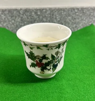 Buy Portmeirion - Holly And Ivy -Christmas Pot With Candle • 5.50£