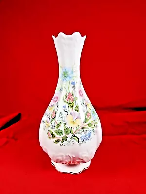 Buy Beautiful Aynsley 'Wild Tudor' Bone China Victorian Style Bud Vase Retro Collect • 9.99£