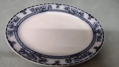 Buy Antique Losol Ware, Keeling & Co Ltd, Burslem Blue/White. Beverley Serving Plate • 5£