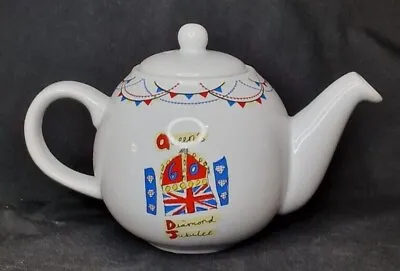 Buy Ultra Rare Queen's Diamond Jubilee London Pottery Globe Teapot, Pristine • 495£