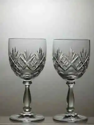 Buy Royal Albert  Victoria  Cut Set Of 2 Sherry Glasses 5 1/4  - Boxed • 19.99£