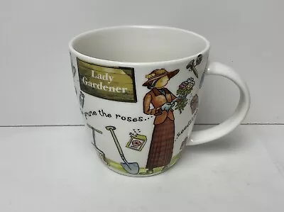 Buy Queen's Bone China At Your Leisure The Lady Gardener Large Mug Looks Unused • 11.99£