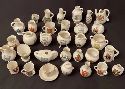 Buy W.H. Goss Etc. Crested China Model Of Ancient Pots/tygs/vases/ - Various Crests • 50£