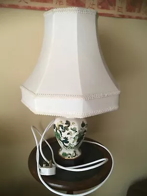 Buy Masons Ironstone Green Chartreuse Lamp With Shade. • 17£