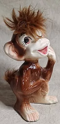 Buy Lugenes Pottery Japan Funky Monkey With Its Original Hair 1960s / 1970s • 15£