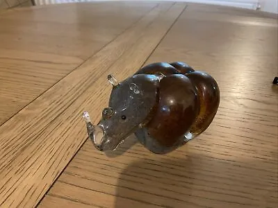 Buy Langham Glass Crystal Hand Made Small Rhino Figure • 45£