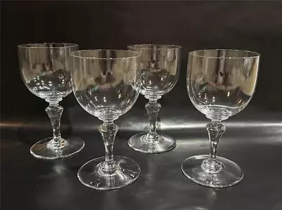 Buy 4 Baccarat Normandie Tall Water Goblet 6 1/2  EUC Free Shipping! • 113.66£