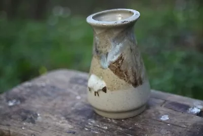 Buy Stunning Vintage Scotland Arran Pottery Studio Stoneware Vase, 3D Sheep • 17.98£