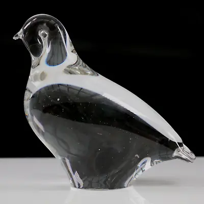 Buy Wedgwood Glass Paperweight Bird Crystal Dove H 13cm 1970s • 45£