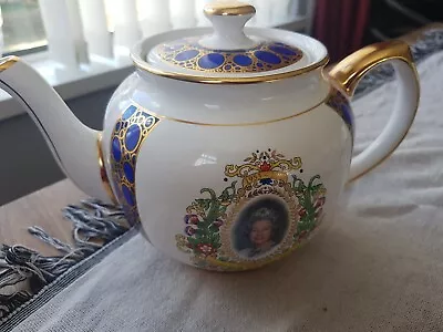 Buy Wade Ceramics Ringtons Queen Elizabeth 11 Coronation 50th Anniversary Teapot • 25£
