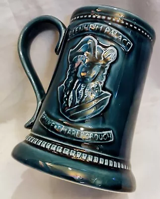 Buy Prinknash Metallic Blue/teal Tankard Mug Blenheim Palace Crest 🏰 Vgc🏰 • 19.95£