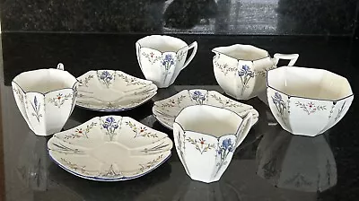 Buy Shelley Fine China. Queen Anne Shape. Blue Iris Pattern 11561 RD Number 723494 • 65£