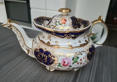 Buy Antique English Staffordshire China Rococo Style Teapot,  Date C1830s • 59£