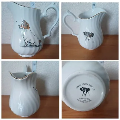 Buy Grays Terrier Water Milk Jug Jack Russell Louise Wood Aldridge Pottery • 14.99£