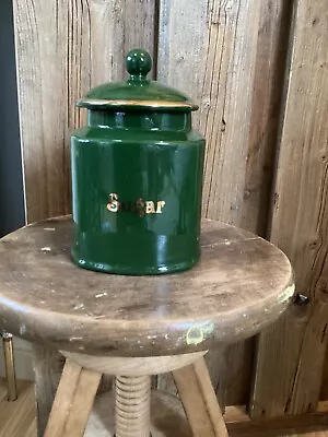 Buy Arthur Wood Green Sugar Storage Jar. • 4£