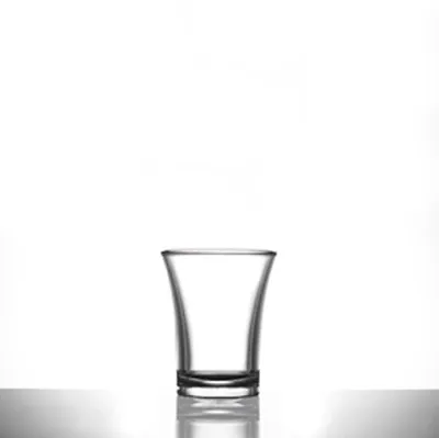 Buy 100x Econ Reusable Polystyrene Shot Glass 25ml Clear CE, Pubs, Clubs, Events • 21.79£