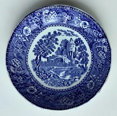 Buy Royal Staffordshire Pottery (A J Wilkinson) Blue & White Bowl -diameter 21.5 Cms • 5£