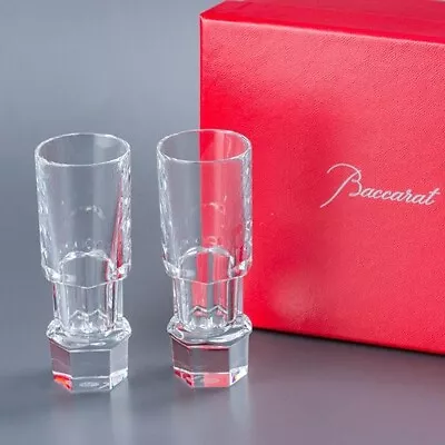 Buy Baccarat Abyss Pair Of Vodka Shot Glasses 2603422 Glassware Set Of 2 Crystal NIB • 220.08£