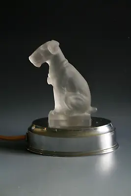 Buy Art Deco Glass Dog Car Mascot /  Figure - Possibly Sabino • 149£