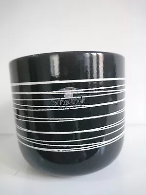 Buy Scheurich Germany Glazed Ceramic Plant Pot[indoors] Rare Modernist Design Vgc • 9.99£
