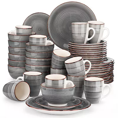 Buy Vancasso BELLA Dinner Set Stoneware Dinnerware Tableware Plates Bowls Mugs Set • 49.99£