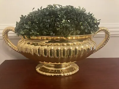 Buy Large Planter Vase Royal Winton Grimwades Gold Luster • 30£