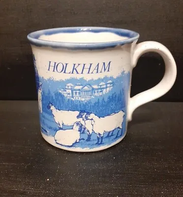 Buy Vintage Holkham Pottery Mug Coke Of Norfolk Farming Sheep • 10.99£