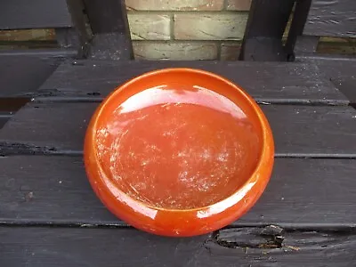 Buy Moorcroft  Pottery . Orange  Luster Early Burslem  Bowl A/f • 20£