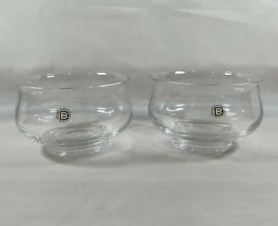 Buy Pair Of Vintage Dartington Cocktail Party Bowls FT229 Handmade 24% Lead Crystal  • 14.99£