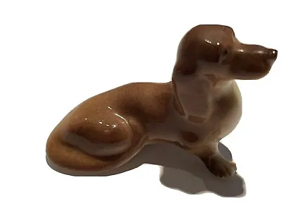 Buy Lomonosov / Ussr Miniature Dachshund / Sausage Dog Figurine • 10£