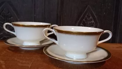 Buy Wedgwood  CHESTER  Pair Of Soup Coupes With Saucer  • 10£