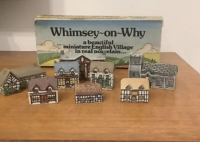Buy Vintage Wade Whimsey-On-Why Set 1  In Original Box / Miniature English Village • 50£