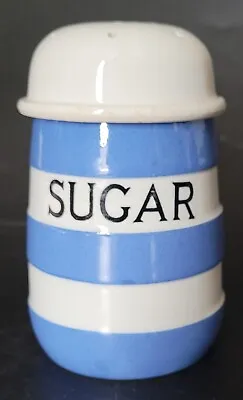 Buy Vintage TG Green Cornish Ware Blue White Sugar Shaker - Green Shield - 11.25 Cm • 20£