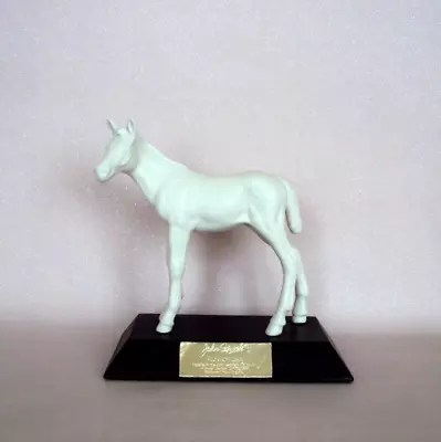 Buy John Beswick Studio Horse Figurine. Adventure. Vintage 1984. White Matt Foal. • 12.50£