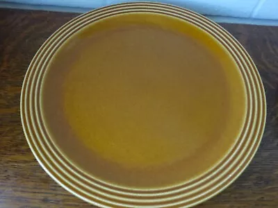 Buy Vintage Hornsea Saffron Dinner Plate Golden Brown 1970s  • 5£