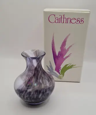Buy Caithness 4158 - Rondo Glass Bud Vase Sable (boxed) • 10£