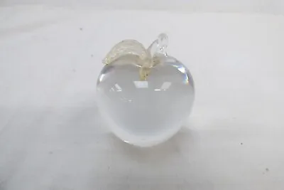 Buy Vintage Royal Doulton Glass Apple Paperweight/ornament • 9.99£