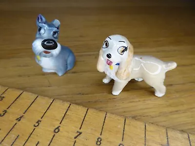 Buy Wade Whimsey Lady And The Tramp Figures - Lady And Jock With No Blanket • 9.99£
