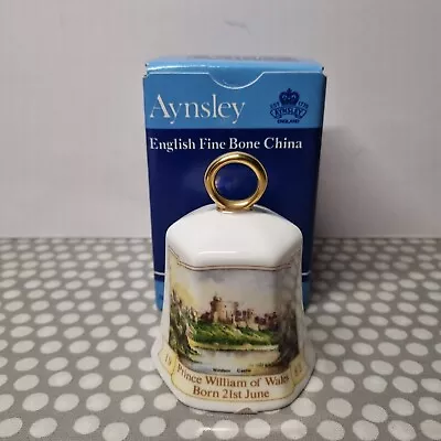 Buy Aynsley Fine Bone China  Prince William Of Wales  Commemorative Bell. Boxed  • 11.99£