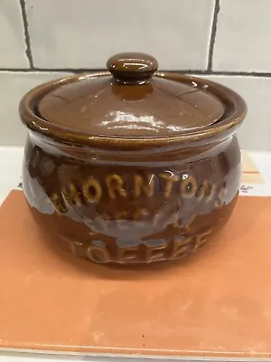 Buy Vintage Thorntons Special Toffee Ceramic Pot, Collectible Pot With Lid . • 5£