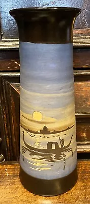 Buy Torquay Pottery Lemon & Crute Moonlight Vase • 23£