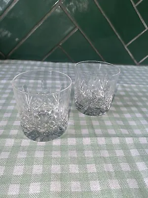 Buy Crystal Two Heavy Base Quality Whisky Tumbler Glasses • 14£