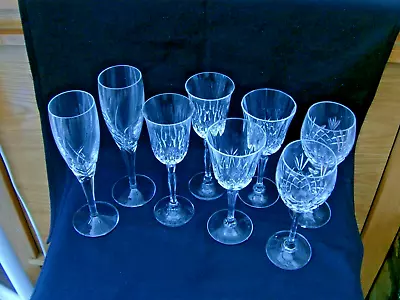 Buy 4 Pairs Of Unused Cut Crystal Wine Glasses. • 6.50£