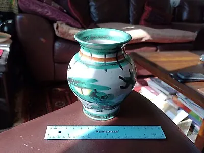 Buy Tintagel Pottery Cornwall Golden Eye Dragon Design Vase. Incised. 4.5  Tall. • 5.50£