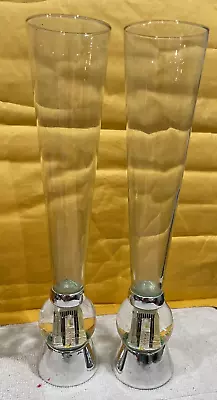 Buy Rare Vintage 2000 Millennium Flute/Champagne Glass W/ Snow Globe Base  New York  • 62.34£